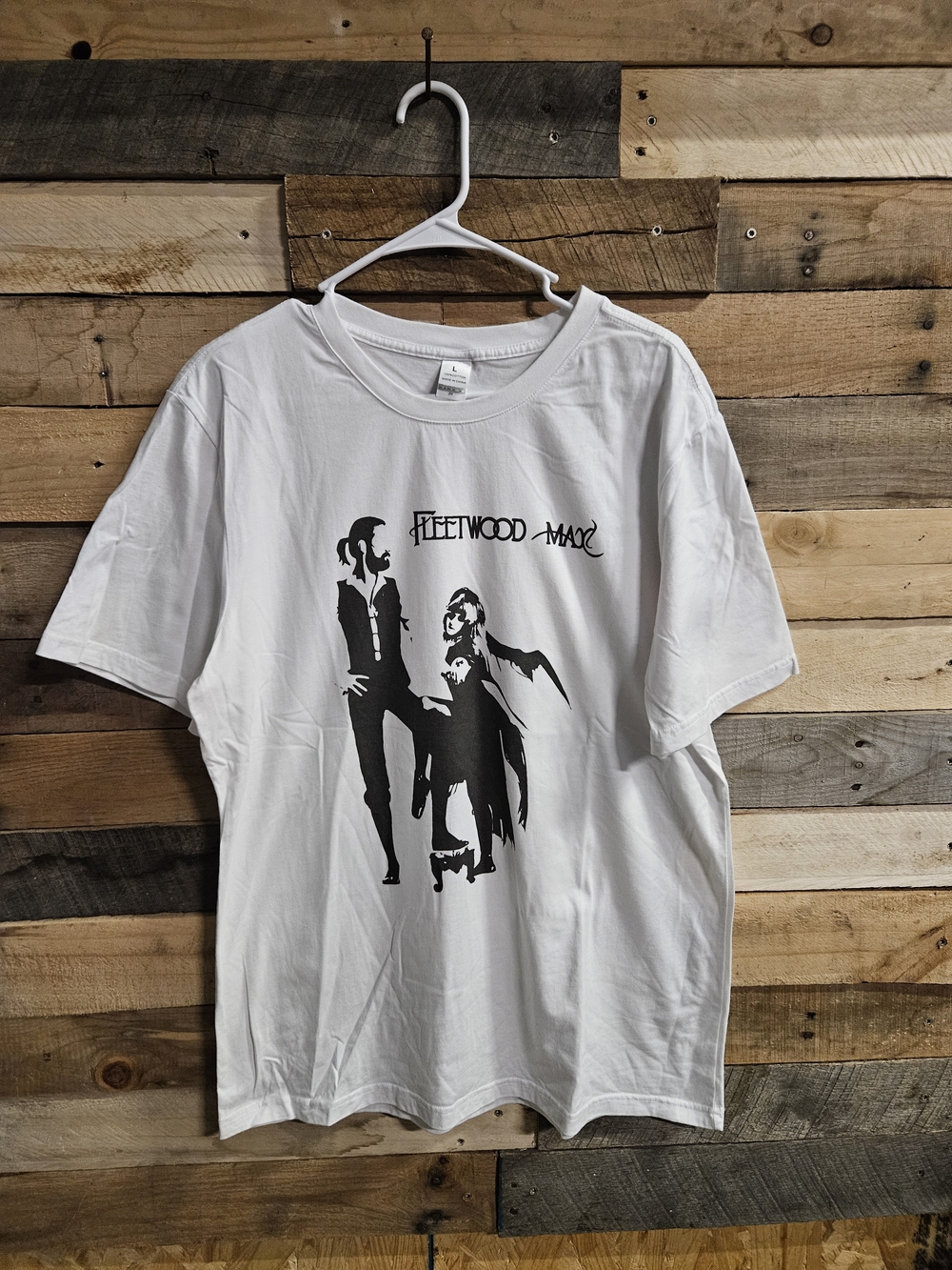 Fleetwood Mac White Graphic Band T-Shirt Size L